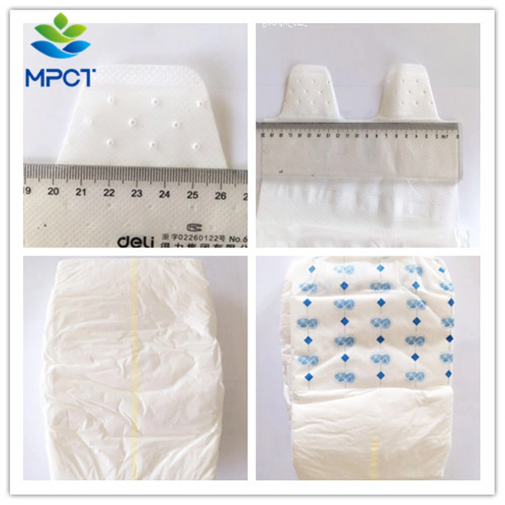 Disposable Adult Diaper with "S" Cut Manufacturer for Elderly People Cheap Price Free Sample Print PE Back Sheet in China