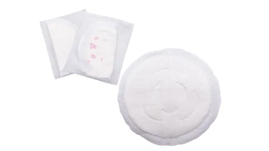 Almohadilla de lactancia materna de algodón desechable para leche materna